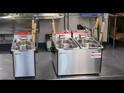 Video thumbnail for 1 Gallon (4L) Electric Countertop Pasta Cooker (120V)