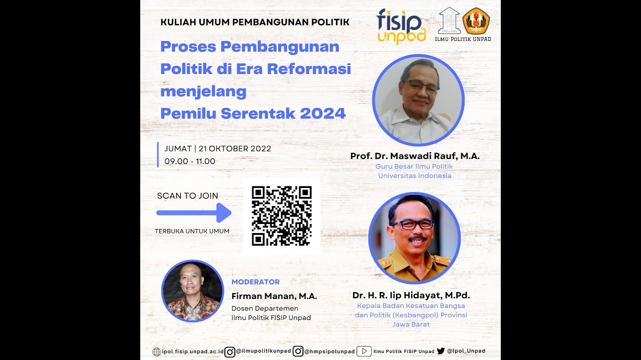 Proses Pembangunan Politik di Era Reformasi menjelang Pemilu Serentak 2024