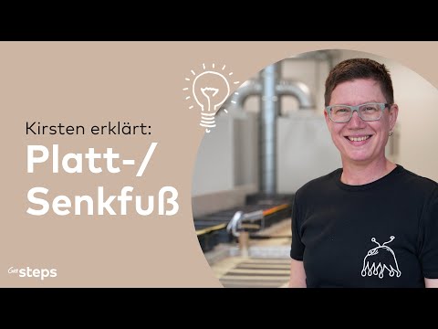 Plattfuß und Senkfuß einfach erklärt