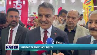 Yozgat Tarım Fuarı açıldı