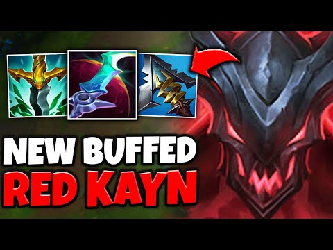 BUFFED RED KAYN DEALS 50% OF YOUR HP WITH ONE Q?! (RHAAST IS AN ASSASSIN)