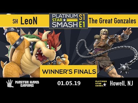 Platinum Star Smash S1E1 - SH | LeoN (Bowser, G&W) vs The Great Gonzales (Ness, Simon) - W Finals
