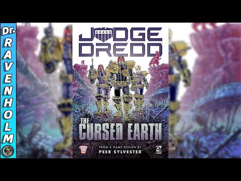 Judge Dredd the Cursed Earth: An Expedition Game - Solo Playthrough, Setup, Rules and Card Art