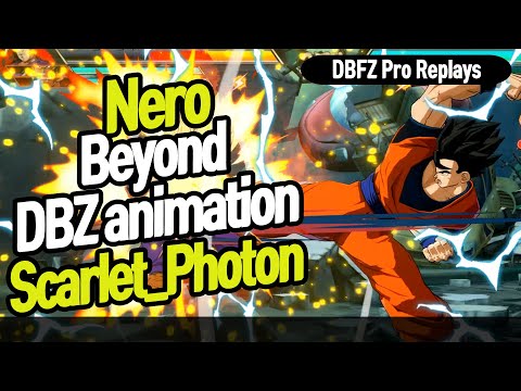 【DBFZ】 Scarlet_Photon vs Nero, This set goes beyond DBZ Animation 【DBFZ Pro Replays】