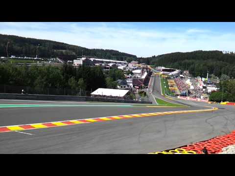 Spa 2012 Eau Rouge Gold 3. The Start. Oh My God!