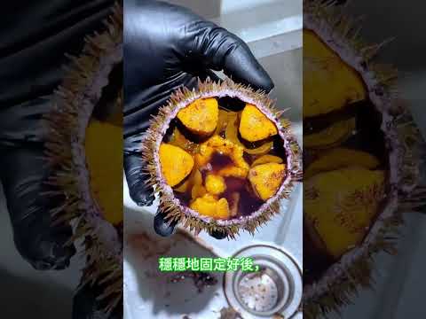 海膽-原來要這樣拆解，才能保持原味，學會快去試試看#釣魚的樂趣只有釣魚人懂 #流量回來 #流量 #推薦
