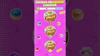 🌈ESCOLHA UM SQUISHY SURPRESA!🌈 #quiz #divertequiz #squishy #squishies #butter #satisfying #dumpling