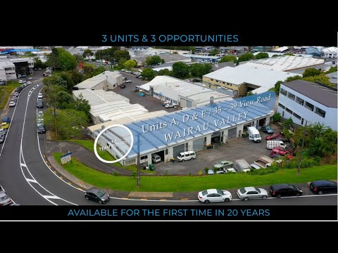 A/35-39 View Road, Wairau Valley, Auckland, 0房, 0浴, Industrial Buildings