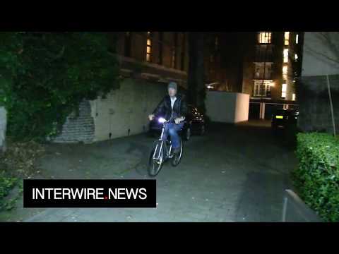 ARCHIVE: London, UK - 'On your bike!' Jeremy Clarkson pedals from paparazzi after Top Gear sacking