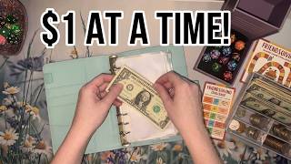 Let's SAVE Some Money: $1 At A TIME! | Freebie Friday | Friendsgiving Collab | Micro Cash Stuffing