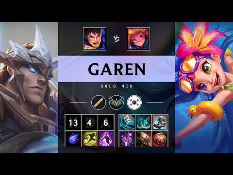 Garen Mid vs Zoe - KR Challenger Patch 25.20