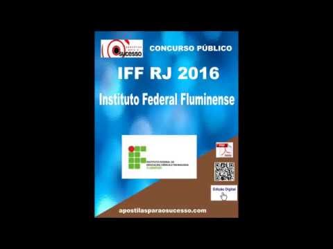 Apostila IFF RJ 2016 Pedagogo