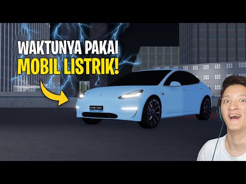 MEMBELI MOBIL LISTRIK RAMAH LINGKUNGAN - Car Driving Indonesia (Roblox)
