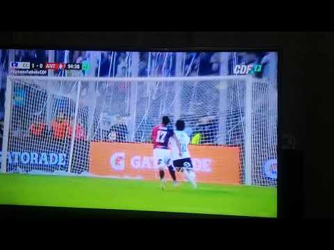 Gol de Valdivia a Antofagasta 26/04/2019