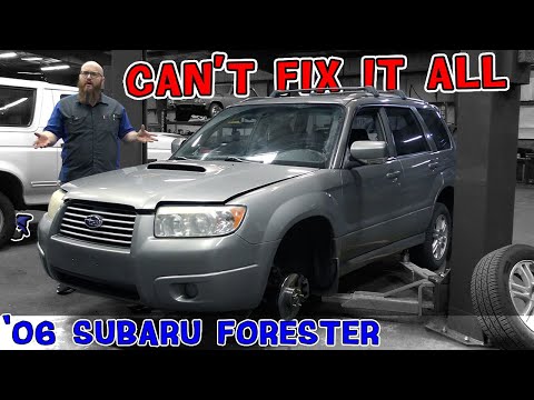 Can't fix it all! '06 Subaru Forester XT has issues the CAR WIZARD doesn't fix. What are they & why?