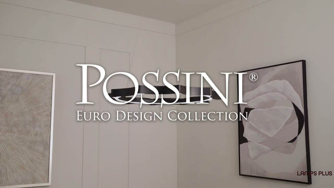 Video 1 Watch A Video About the Possini Euro Gearworks Black LED Ring Pendant Light