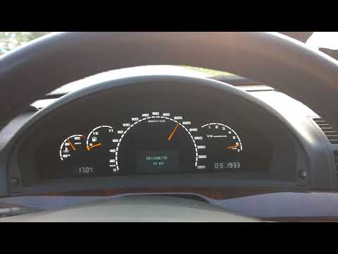 Mercedes-Benz S 55 amg kompressor 500hp w220 0-200