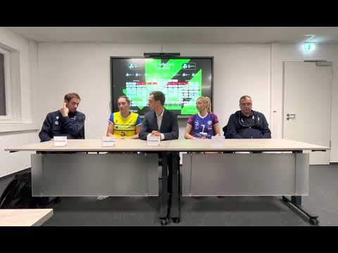 Pressekonferenz 1/16-Finale Hinspiel CEV Cup 22/23 SSC Palmberg Schwerin - Zeleznicar Lajkovac