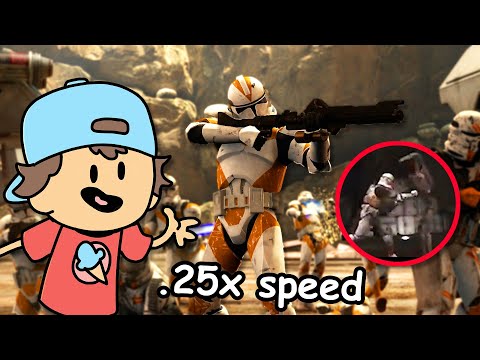 I Watched the Battle of Utapau in 0.25x Speed and Here's What I Found