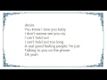 Buddy Guy - Talk to Me Baby Lyrics