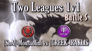 Two Leagues Finals Battle 5 |SoA|-Moussolini vs |GREEK-IRAKLIS|, Rome Total War