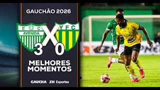 AVENIDA 3x0 YPIRANGA | MELHORES MOMENTOS | GAUCHÃO | 21/01/2026