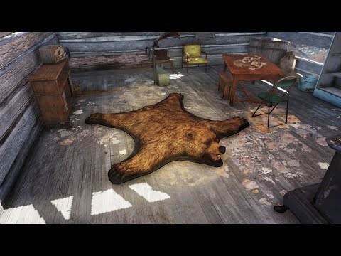 Гайд ,испытание опоссум: кожевник -- изготовить коврик из шкуры медведя в Fallout76