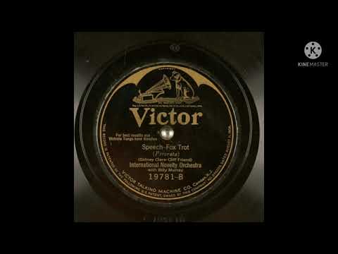 International Novelty Orchestra Speech (Nat Shilkret) (Billy Murray, Vocal) 1925 (Victor 19781-B)
