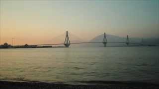 preview picture of video 'The Sunset (Rio-Antirio Bridge Timelapse)'