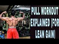 AISH MEHAN PULL WORKOUT EXPLAINED (FOR LEAN GAIN )
