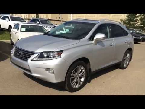 Pre Owned Silver on Black 2013 Lexus Rx 350 AWD - Ultra Premium Package 1 Review Sherwood Park, AB