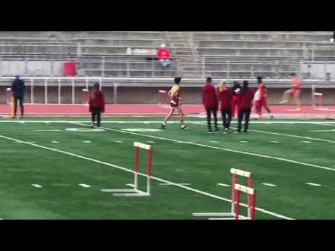 300m hurdles March 7 2019 time 52.16
