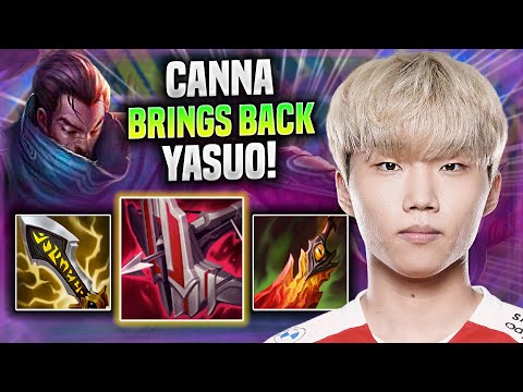 CANNA BRINGS BACK YASUO IN KR SOLOQ! - T1 Canna Plays Yasuo TOP vs Graves!
