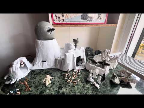 Star Wars Micro Collection Hoth World Echo Base Wampa Cave Shield Generator 1982 vintage Kenner