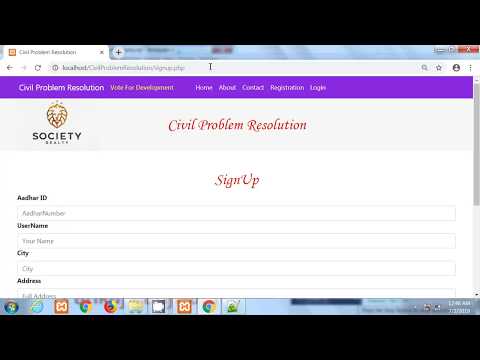 PHP MySQL Project Part 7 | Civil Problem Resolution
