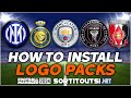 HOW TO INSTALL REAL CLUB LOGOS ON FM24 - Football Manager 2024 Logopack Installation Guide