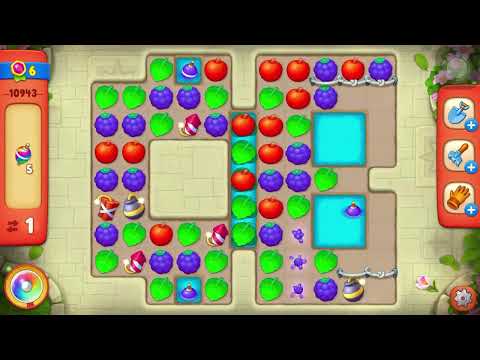 Gardenscapes Level 10943 (Hard Level)