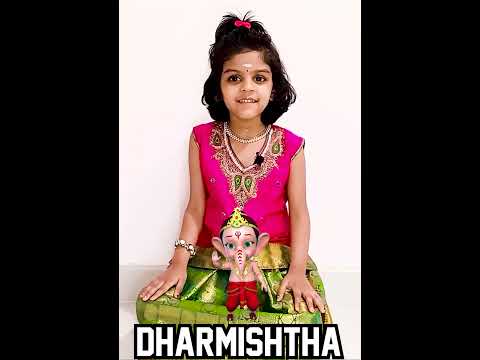 Vakratunda Mahakaya | Baby Dharmishtha    #bhakti #divine #music #bhajans #devotionalmusic #devotion