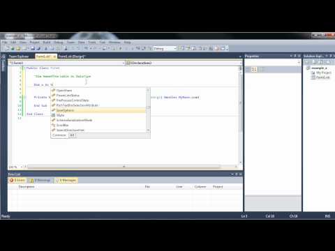 Visual Basic Tutorial 2 - Controls, Comments, Variables, and Data Types