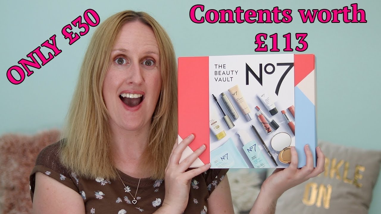 No7 Beauty Vault Unboxing | Cost £30 - contents worth £113!! | Skincare and Make up | Louise Horn