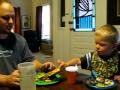 08062009 Gabe Eating Pat S Dinner