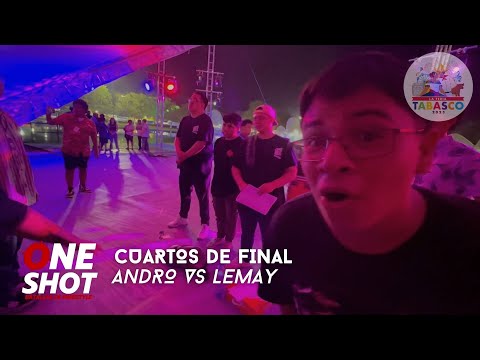 ANDRO vs LEMAY: Cuartos - ONE SHOT BATTLES (Open Mic - Feria Tabasco 2023🎡)