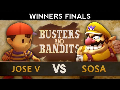 Busters & Bandits 1 - Winners Finals ft. Jose V (Ness) VS R3 RS|Sosa (Wario)
