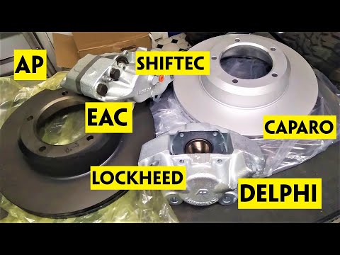 Who are the OEM for Defender brake discs and calipers?