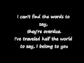 Muse~ I Belong to You (Lyrics) 