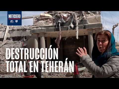 Imágenes de la guerra en Irán: Así se ve la destrucción por ataques en Teherán