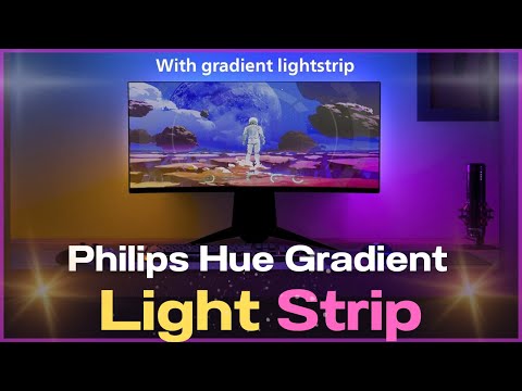 You Won't Believe These Stunning colors! Philips Hue Gradient Lightstrip Review