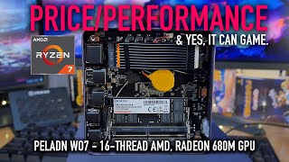 Price to Performance Beast? Peladn WO7 7735U - AMD 16 Thread CPU, Radeon 680M GPU