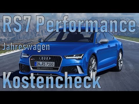 Audi RS7 Performance Jahreswagen (2018) Unterhaltskosten