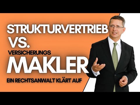 Was Strukturvertriebe wie tecis, telis, dvag, ergo pro etc. von Versicherungsmaklern unterscheidet.